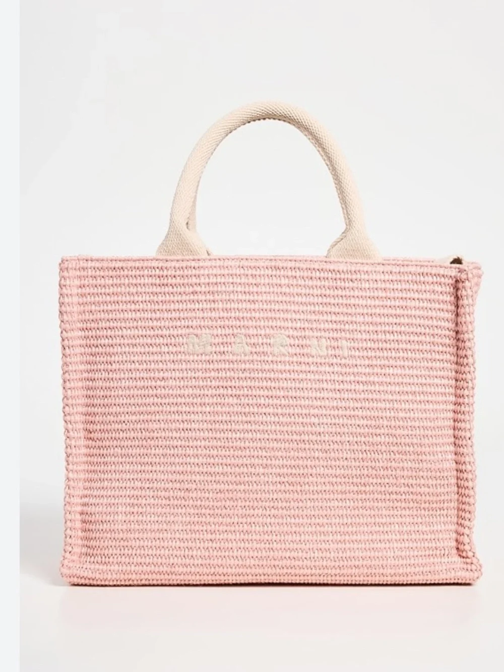 MARNI Woven Pink Tote Bag - Women's Casual Shoulder Bag - Picture 15 of 15